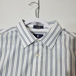 Stafford Dress Shirt Regular Fit Long Sleeve Button Down  Size 17 1/2 36-37‎